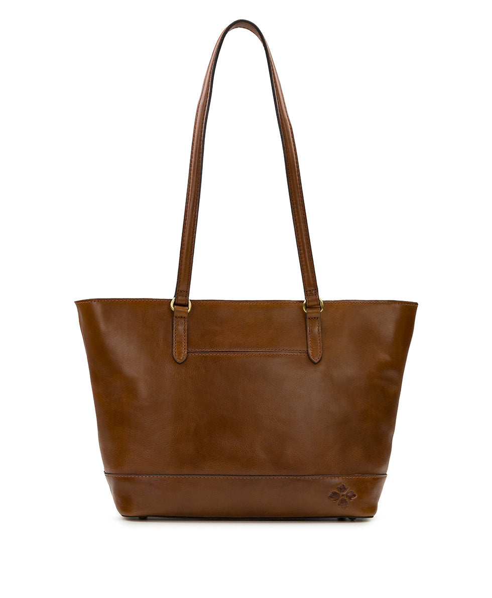 Violetti Tote - Vintage Distressed Leather - cognac - by Patricia Nash - View 1 of 30