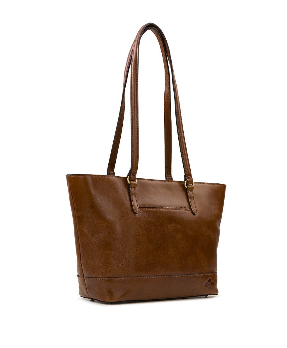 Violetti Tote - Vintage Distressed Leather - cognac - by Patricia Nash - View 3 of 30
