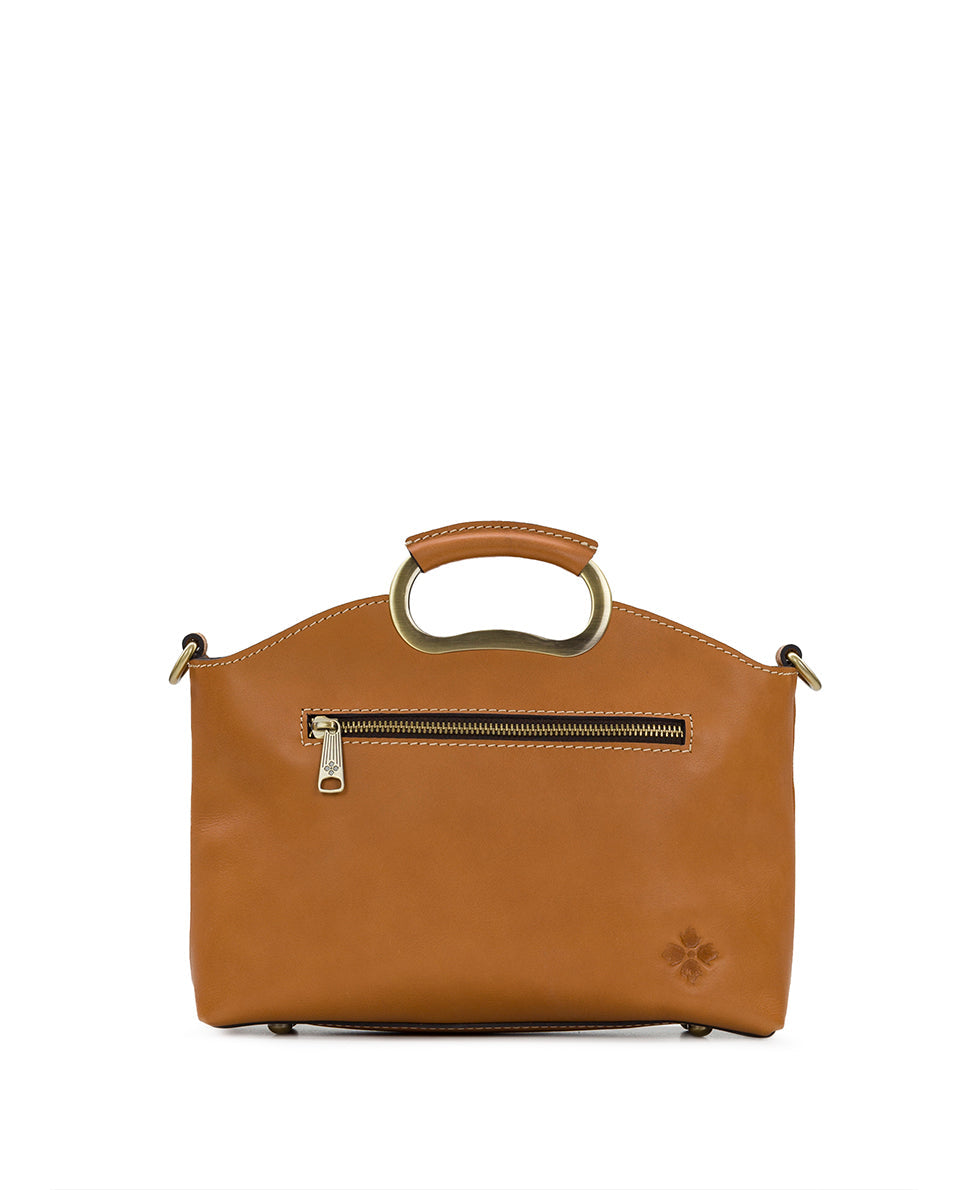Valletta Top Handle Crossbody - Parisian Floral Tooled - hazelnut - by Patricia Nash - View 3 of 5