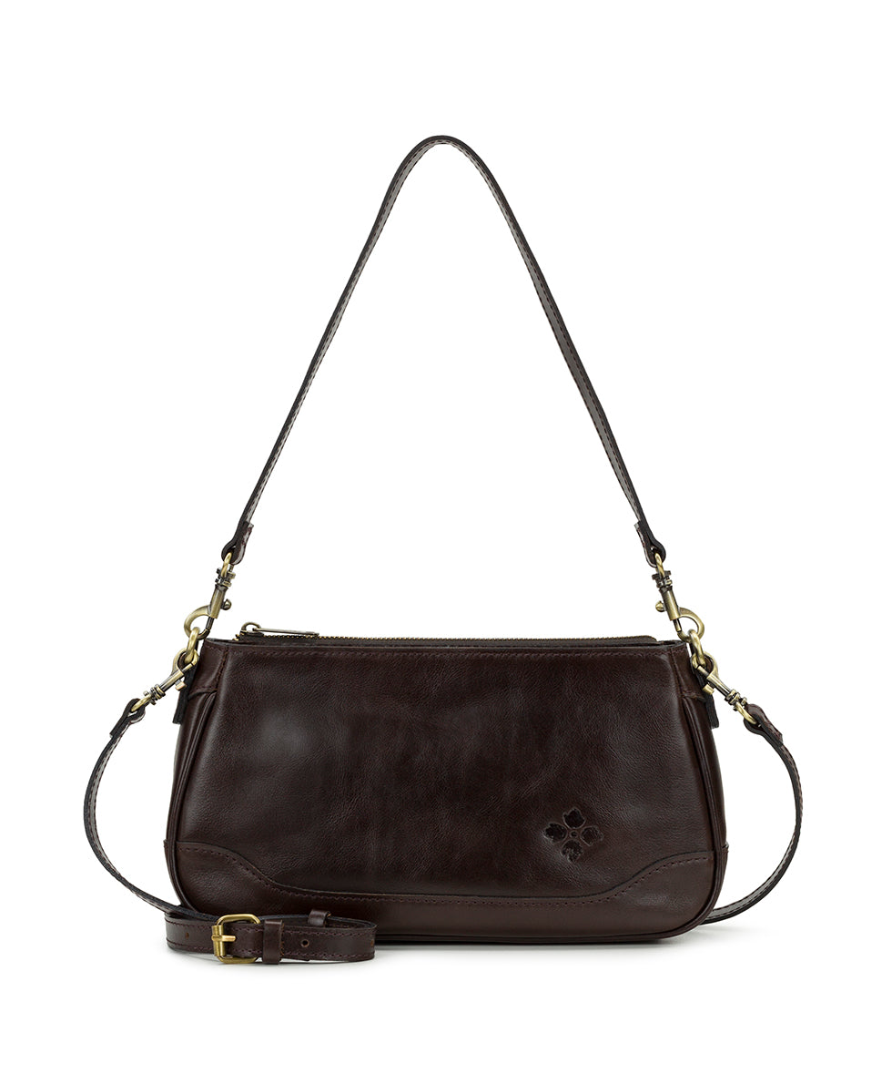 Female - Nova Crossbody - Vintage Distressed Leather - blue fog - by Patricia Nash - View 18 of 31