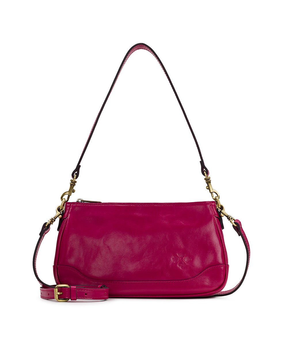 Female - Nova Crossbody - Vintage Distressed Leather - blue fog - by Patricia Nash - View 5 of 31