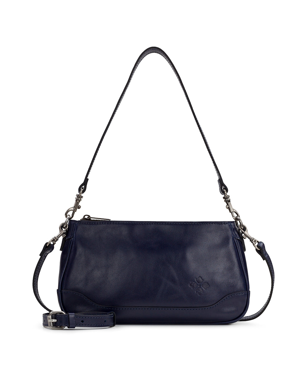 Female - Nova Crossbody - Vintage Distressed Leather - blue fog - by Patricia Nash - View 1 of 31