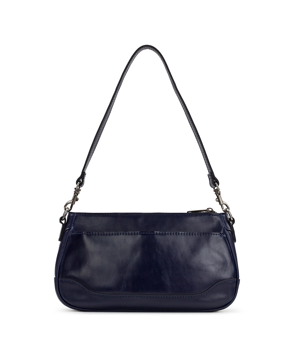 Female - Nova Crossbody - Vintage Distressed Leather - blue fog - by Patricia Nash - View 2 of 31