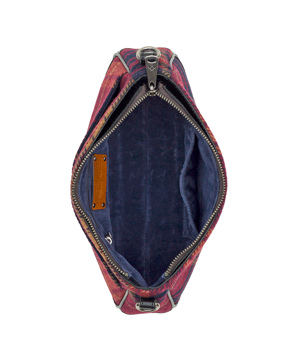 Female - Nova Crossbody - European Wool - maroon - by Patricia Nash - View 5 of 5