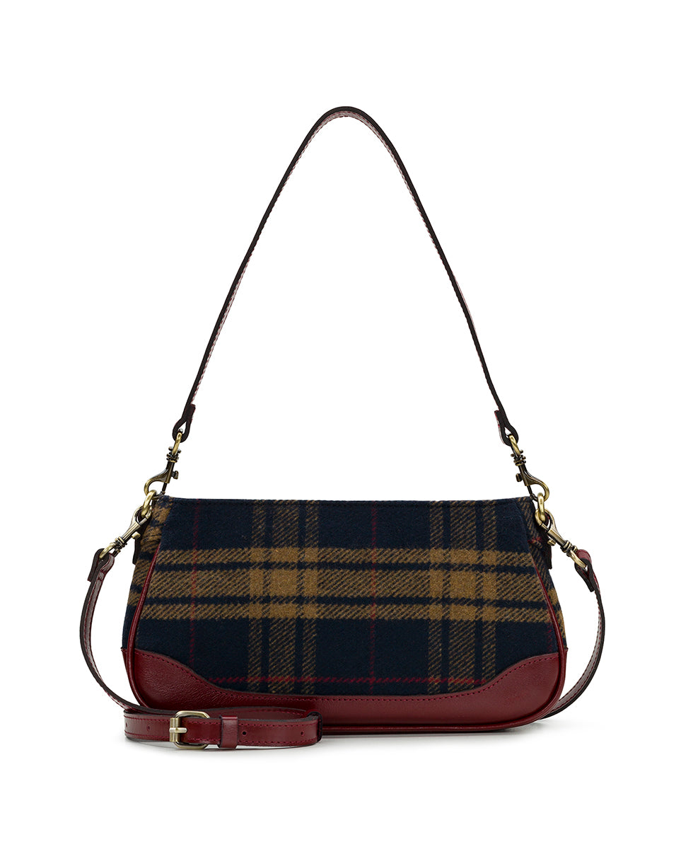 Female - Nova Crossbody - European Wool - maroon - by Patricia Nash - View 6 of 16