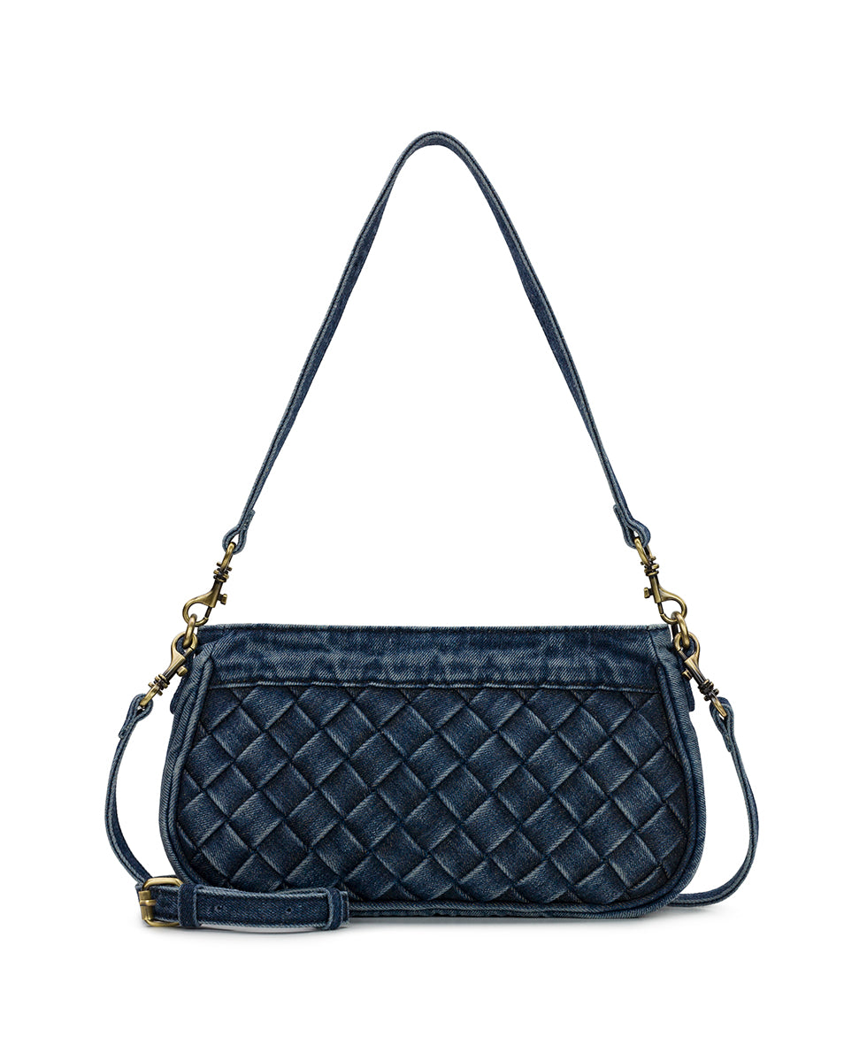 Female - Nova Crossbody - Washed Woven Denim - denim - by Patricia Nash - View 1 of 5