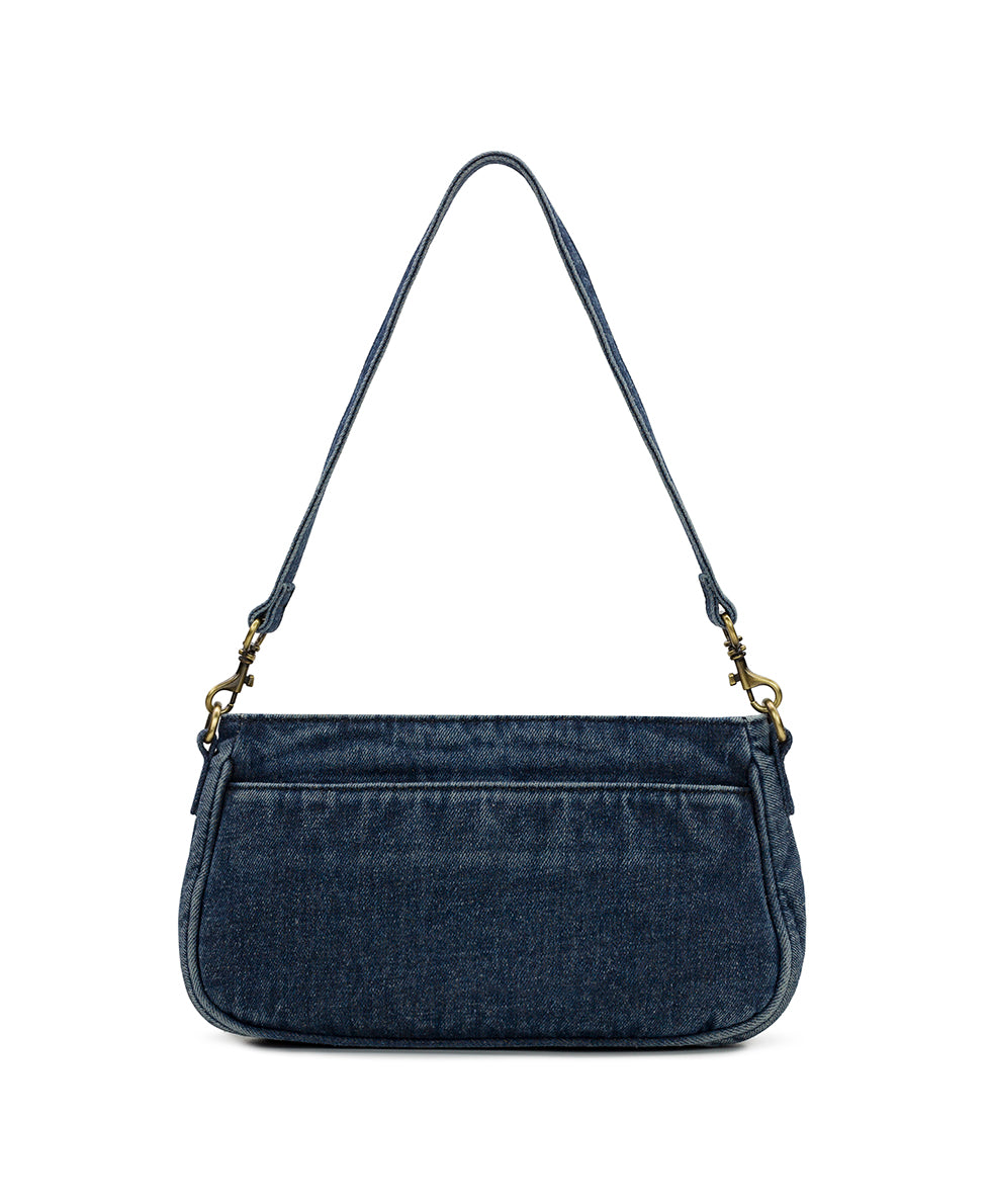 Female - Nova Crossbody - Washed Woven Denim - denim - by Patricia Nash - View 2 of 5