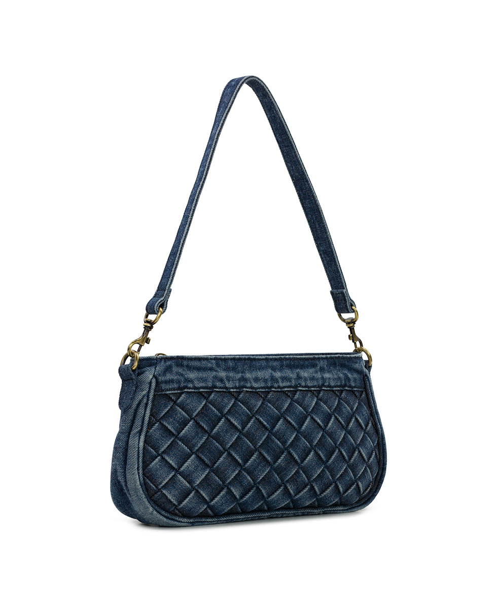 Female - Nova Crossbody - Washed Woven Denim - denim - by Patricia Nash - View 3 of 5