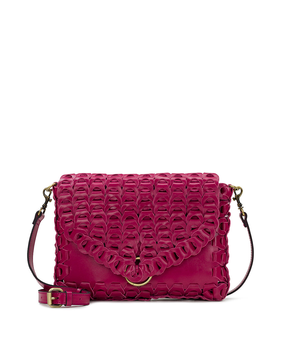 Porticci Crossbody - Chainlink Leather - black - by Patricia Nash - View 16 of 28