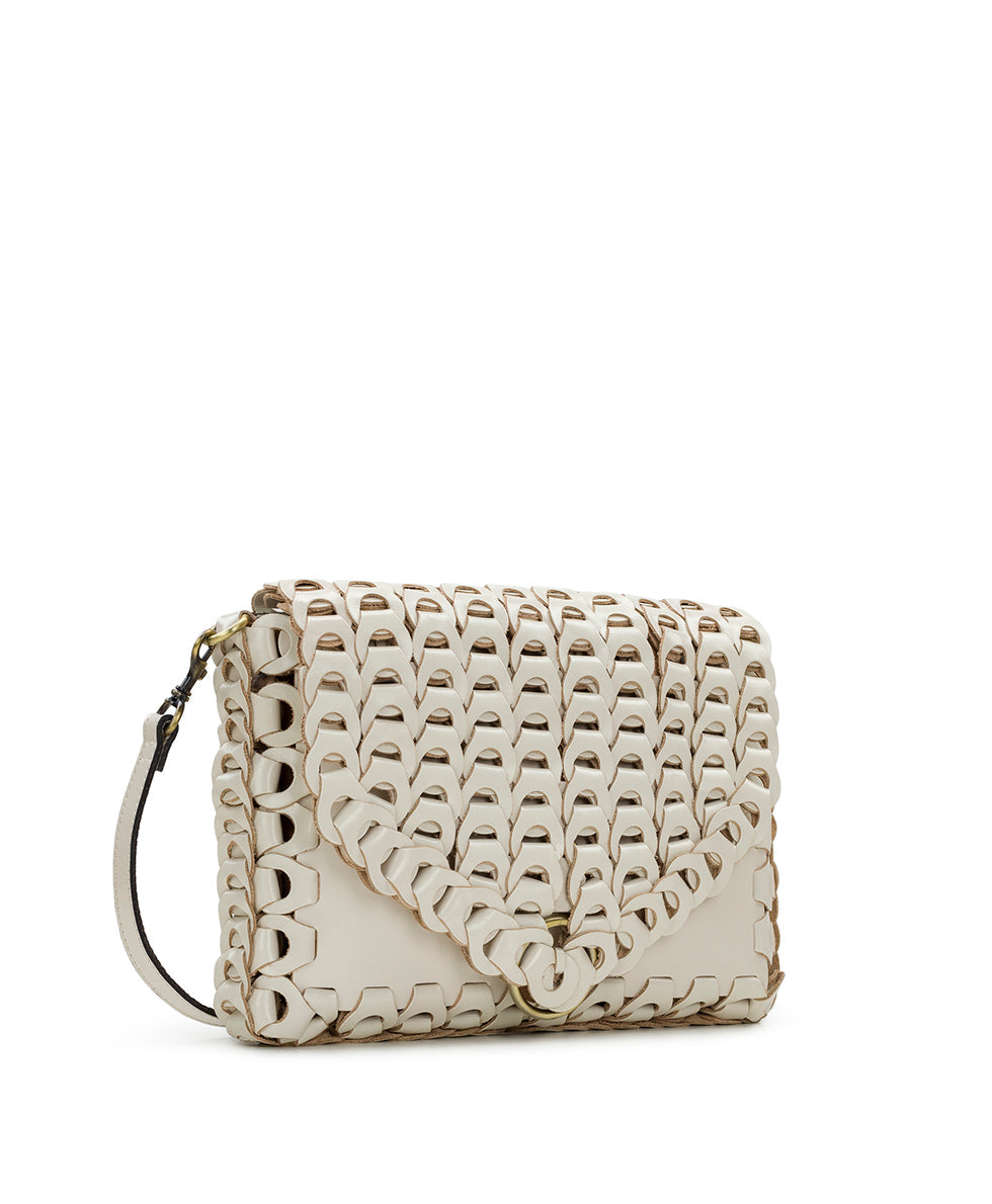 Porticci Crossbody - Chainlink Leather - black - by Patricia Nash - View 3 of 28