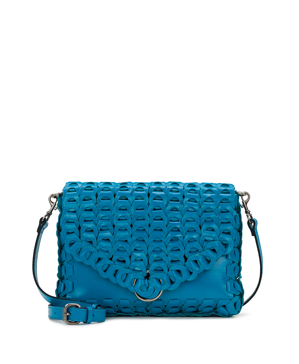 Porticci Crossbody - Chainlink Leather - black - by Patricia Nash - View 20 of 28