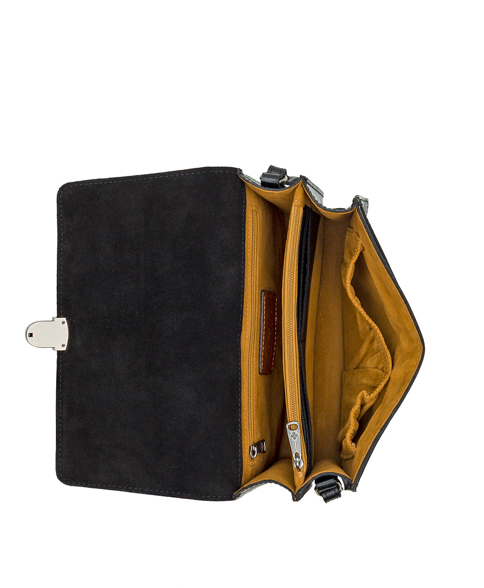 Lanza Crossbody Organizer - Heritage - tan - by Patricia Nash - View 8 of 10