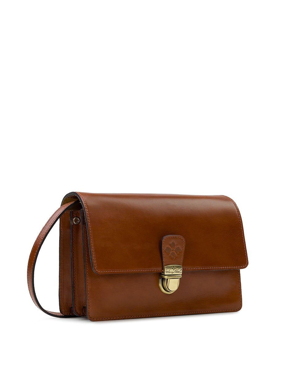 Lanza Crossbody Organizer - Heritage - tan - by Patricia Nash - View 3 of 5