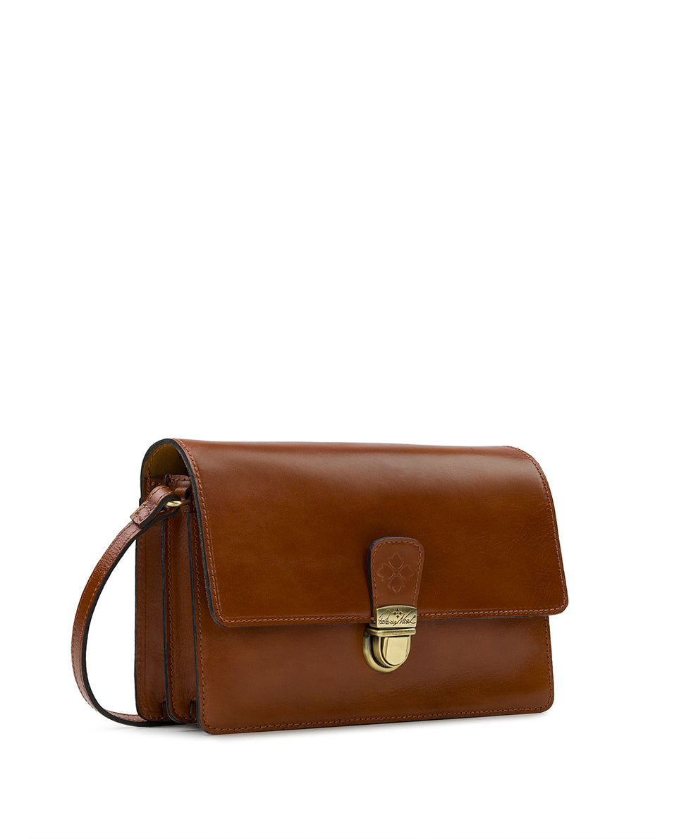 Lanza Crossbody Organizer - Heritage - tan - by Patricia Nash - View 3 of 10