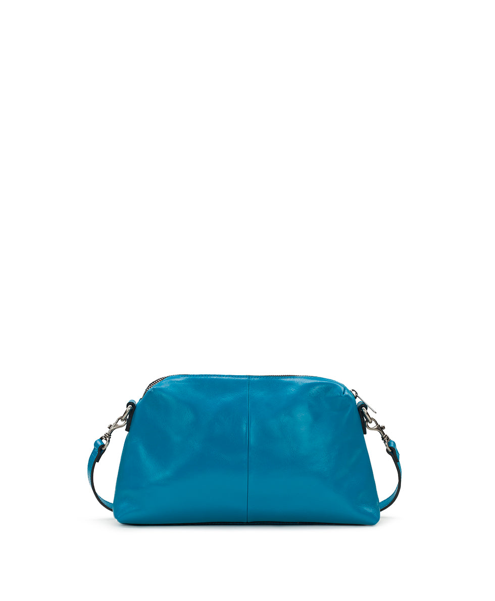 Female - Lorina Woven Tote - Vintage Distressed Woven - turquoise / black - by Patricia Nash - View 8 of 10