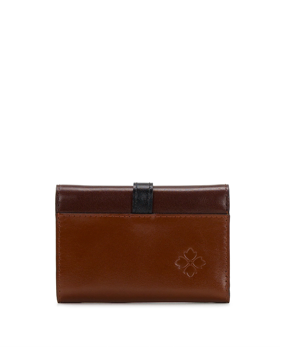 Female - Perla Wallet - Colorblock - black / british tan / tan - by Patricia Nash - View 2 of 4