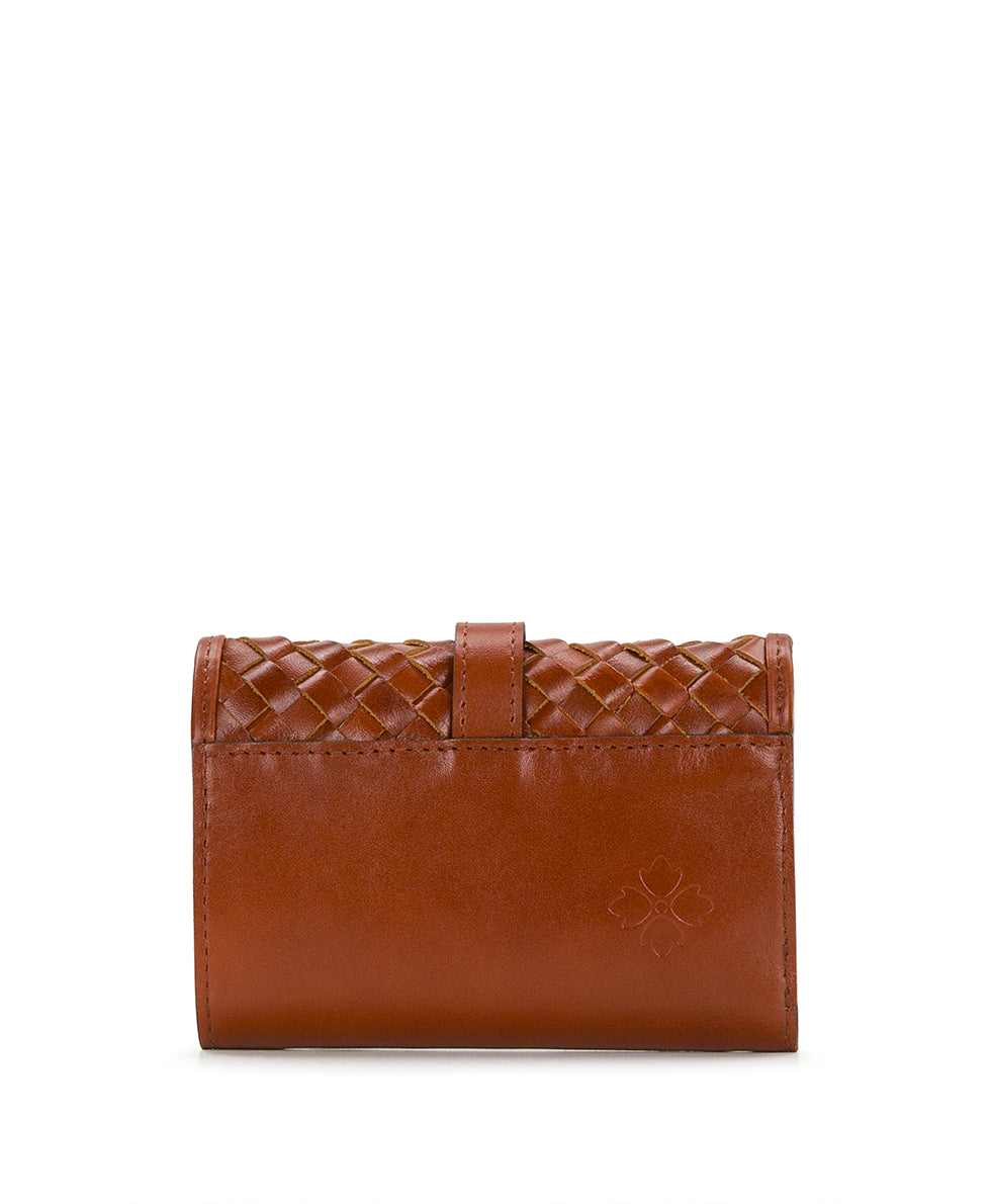 Female - Perla Wallet - Hand Stained Woven - cognac - by Patricia Nash - View 2 of 10