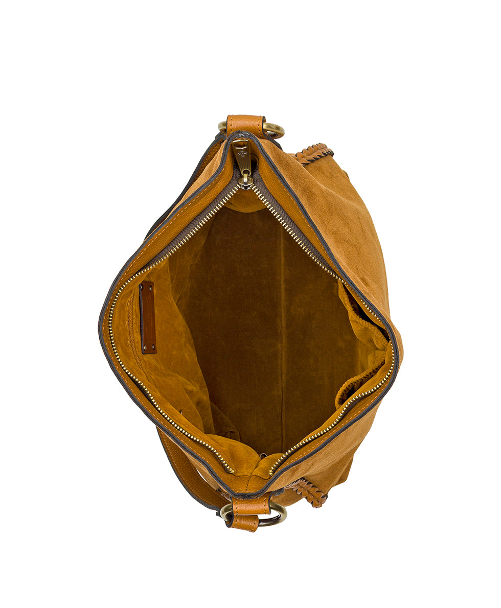 Female - Kalispell Hobo - Suede Leather - light tan - by Patricia Nash - View 5 of 6