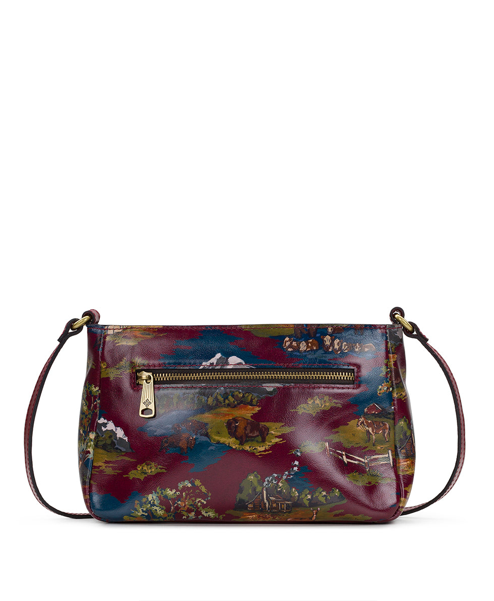 Female - Maisie Crossbody - Montana Prairie Skies - maroon - by Patricia Nash - View 2 of 4