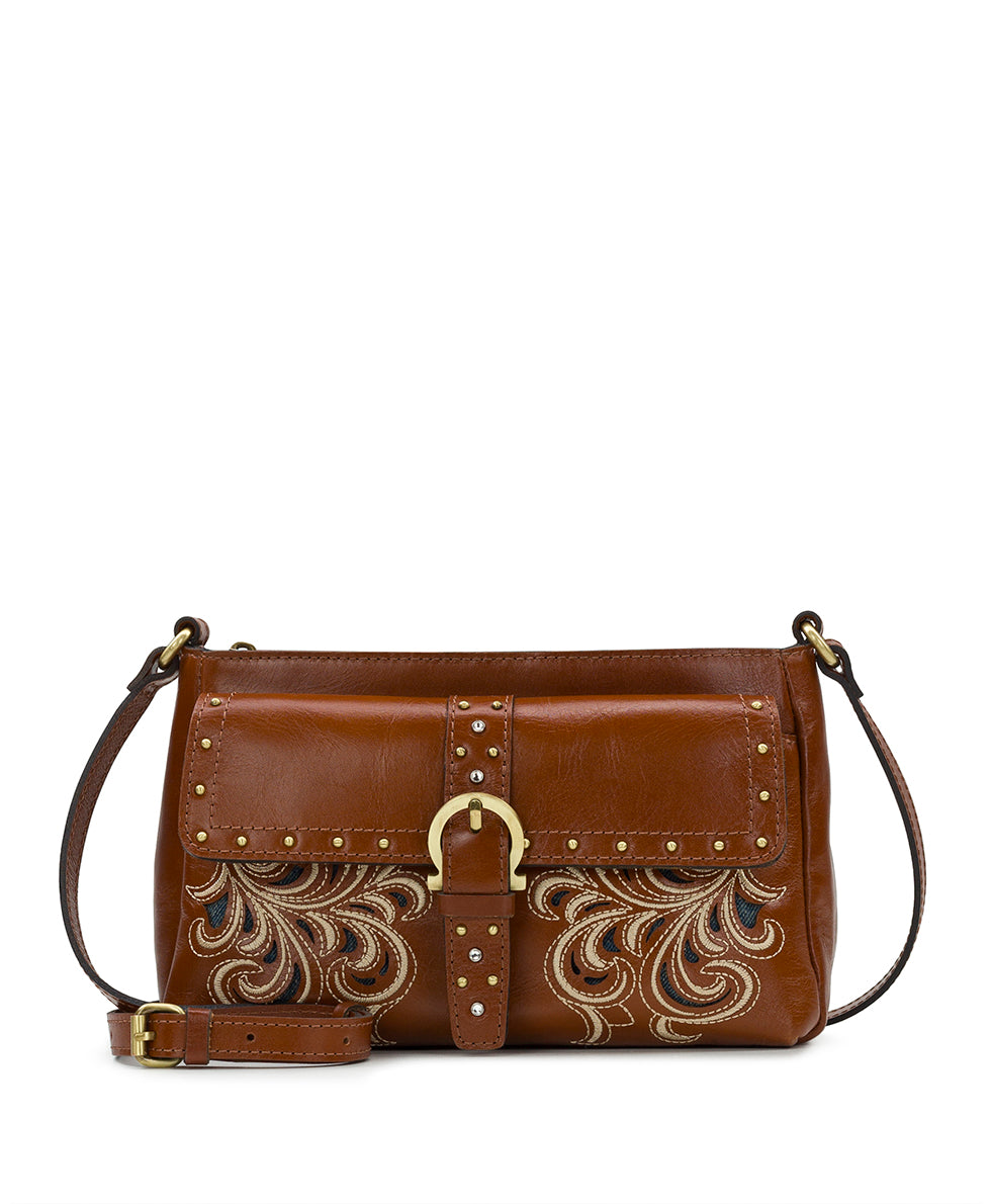 *RARE Patricia Nash Aberdeen Leather 2024 Crossbody