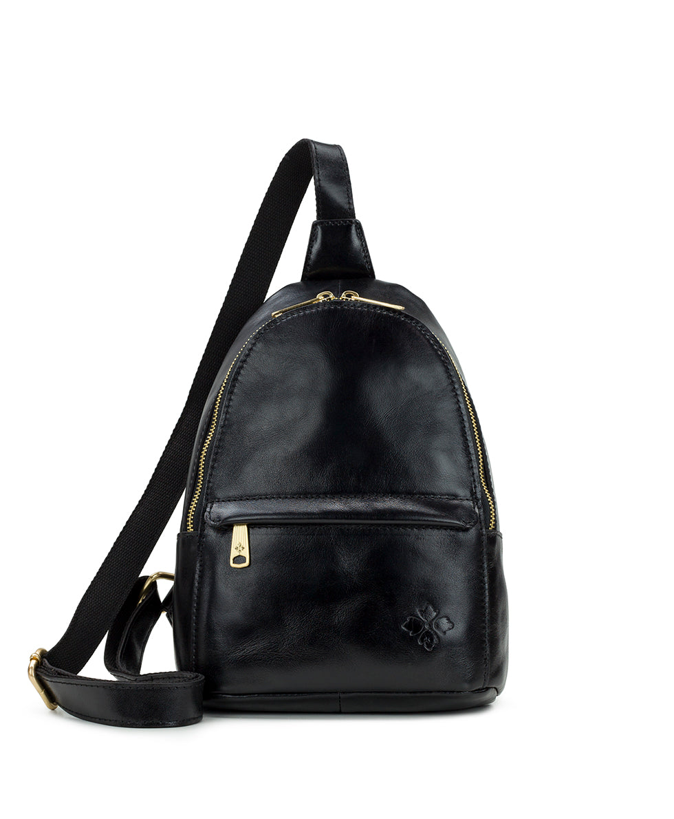 Female - Ennis Sling Crossbody - Vintage Distressed Leather - cognac - by Patricia Nash - View 6 of 18
