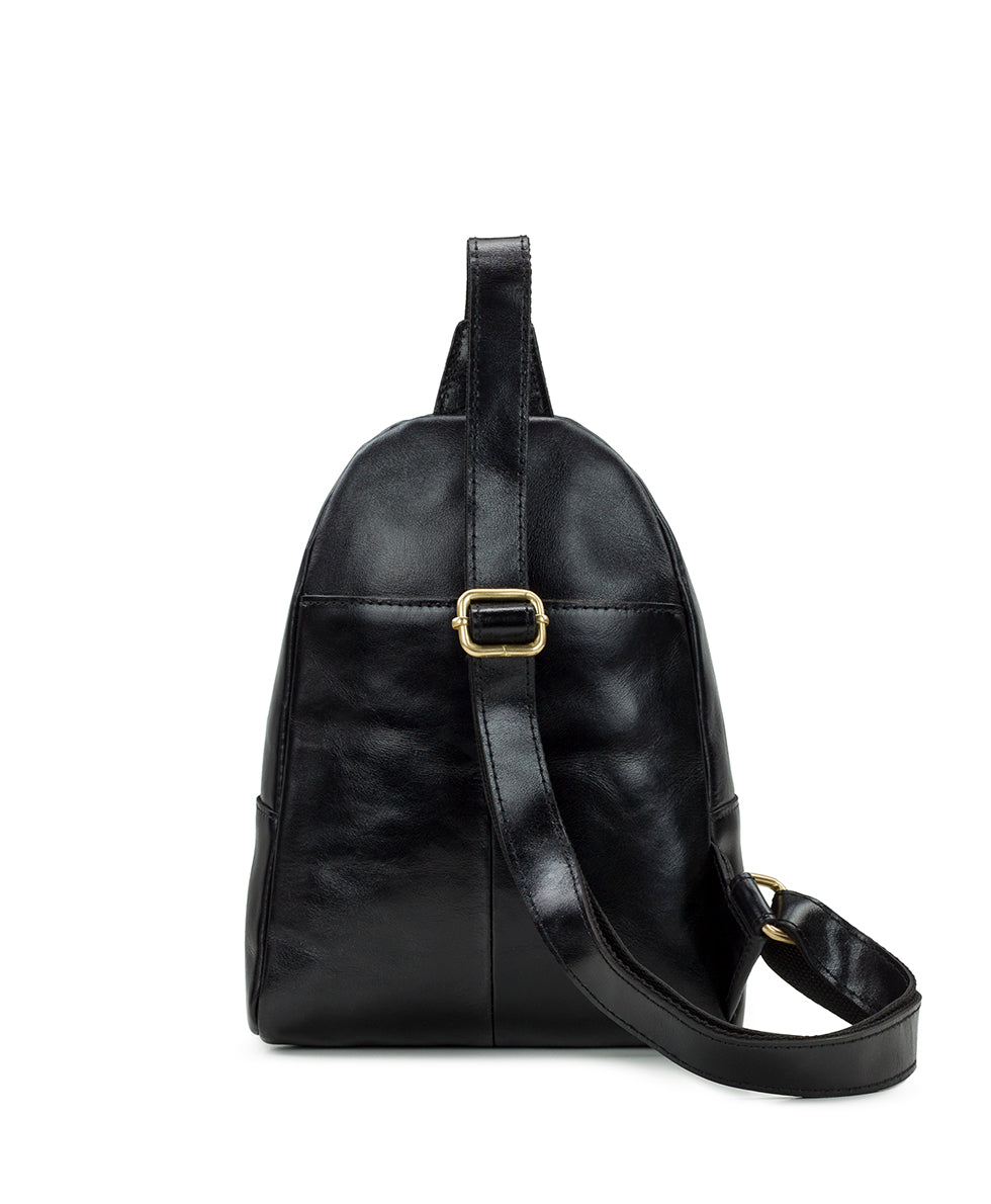 Female - Ennis Sling Crossbody - Vintage Distressed Leather - cognac - by Patricia Nash - View 7 of 18