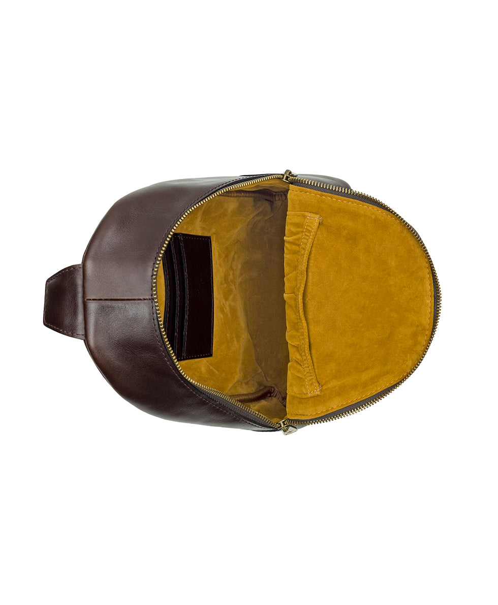 Female - Ennis Sling Crossbody - Vintage Distressed Leather - cognac - by Patricia Nash - View 14 of 18