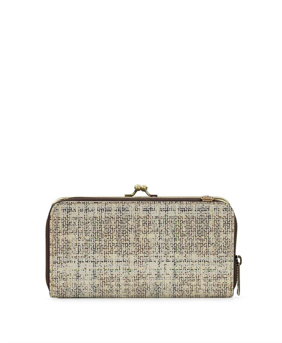 Missoula Frame Bag - Golden Herringbone Tweed Leather