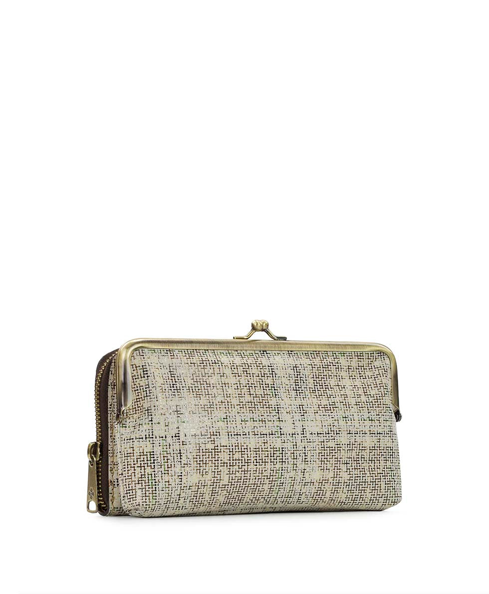 Missoula Frame Bag - Golden Herringbone Tweed Leather