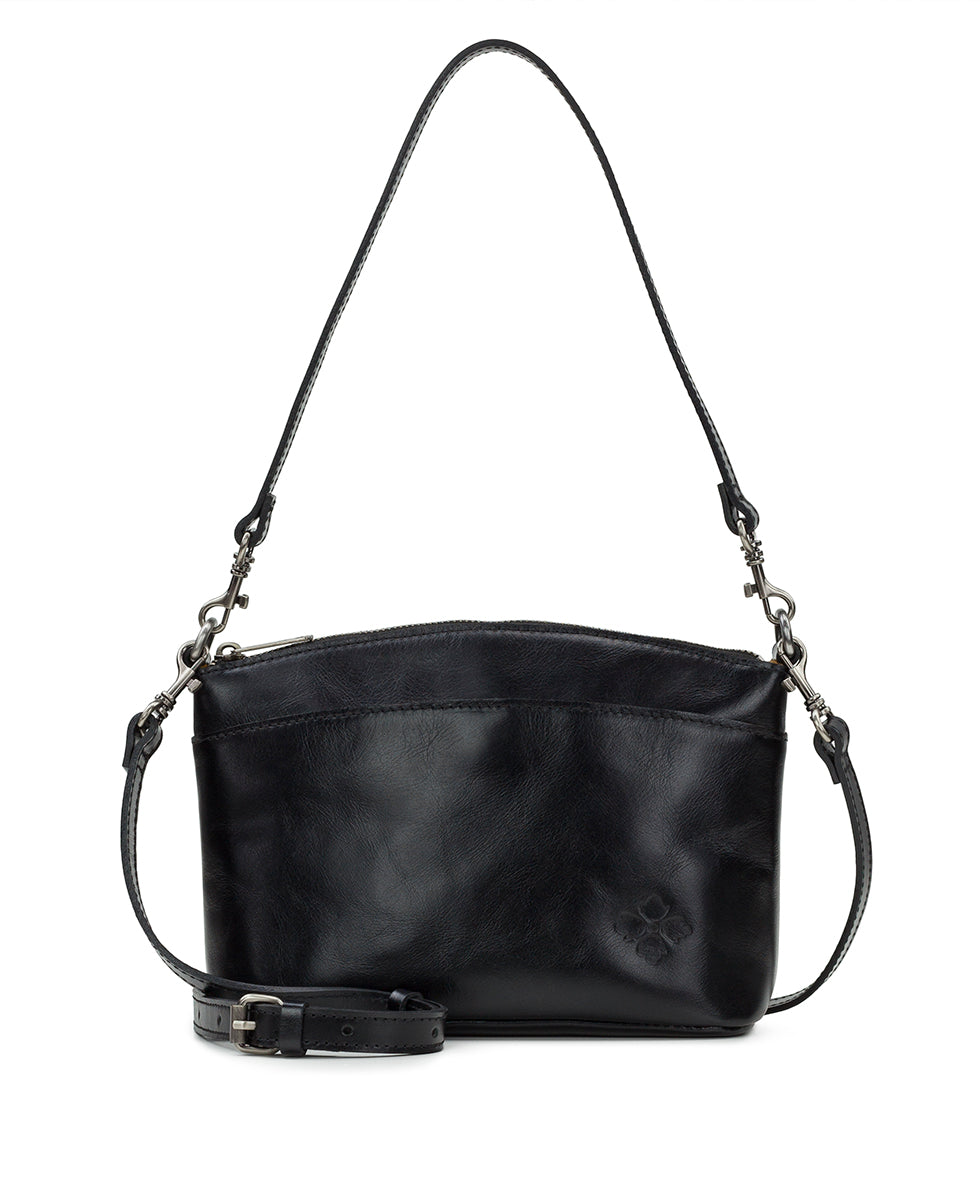 Female - Arlee Crossbody - Vintage Distressed Leather - black - by Patricia Nash - View 1 of 4