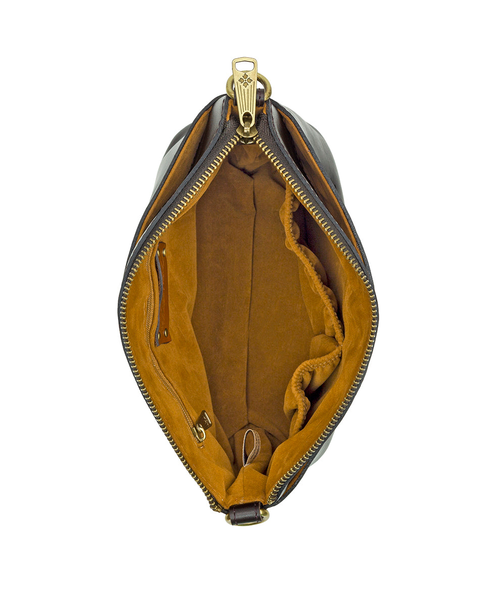 Female - Arlee Crossbody - Vintage Distressed Leather - mushroom - by Patricia Nash - View 16 of 30