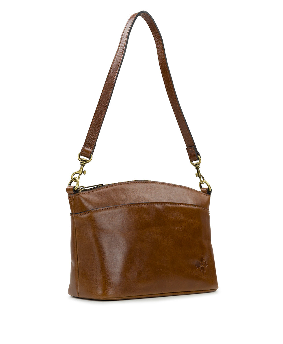 Female - Arlee Crossbody - Vintage Distressed Leather - cognac - by Patricia Nash - View 3 of 4