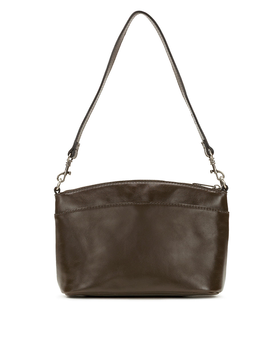Female - Arlee Crossbody - Vintage Distressed Leather - mushroom - by Patricia Nash - View 2 of 4