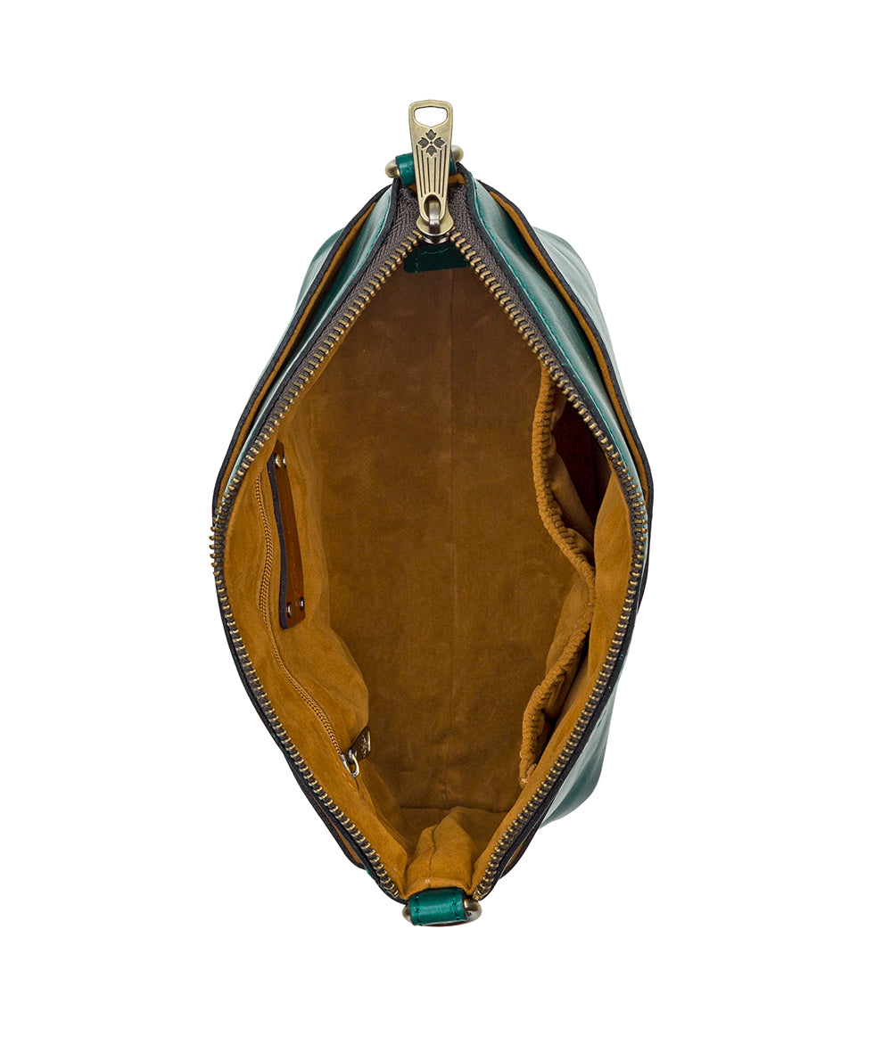 Female - Arlee Crossbody - Vintage Distressed Leather - spruce - by Patricia Nash - View 4 of 4