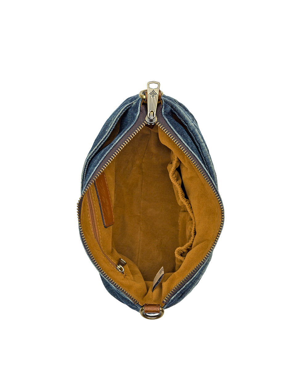 Female - Arlee Crossbody - Washed Woven Denim - denim - by Patricia Nash - View 4 of 4