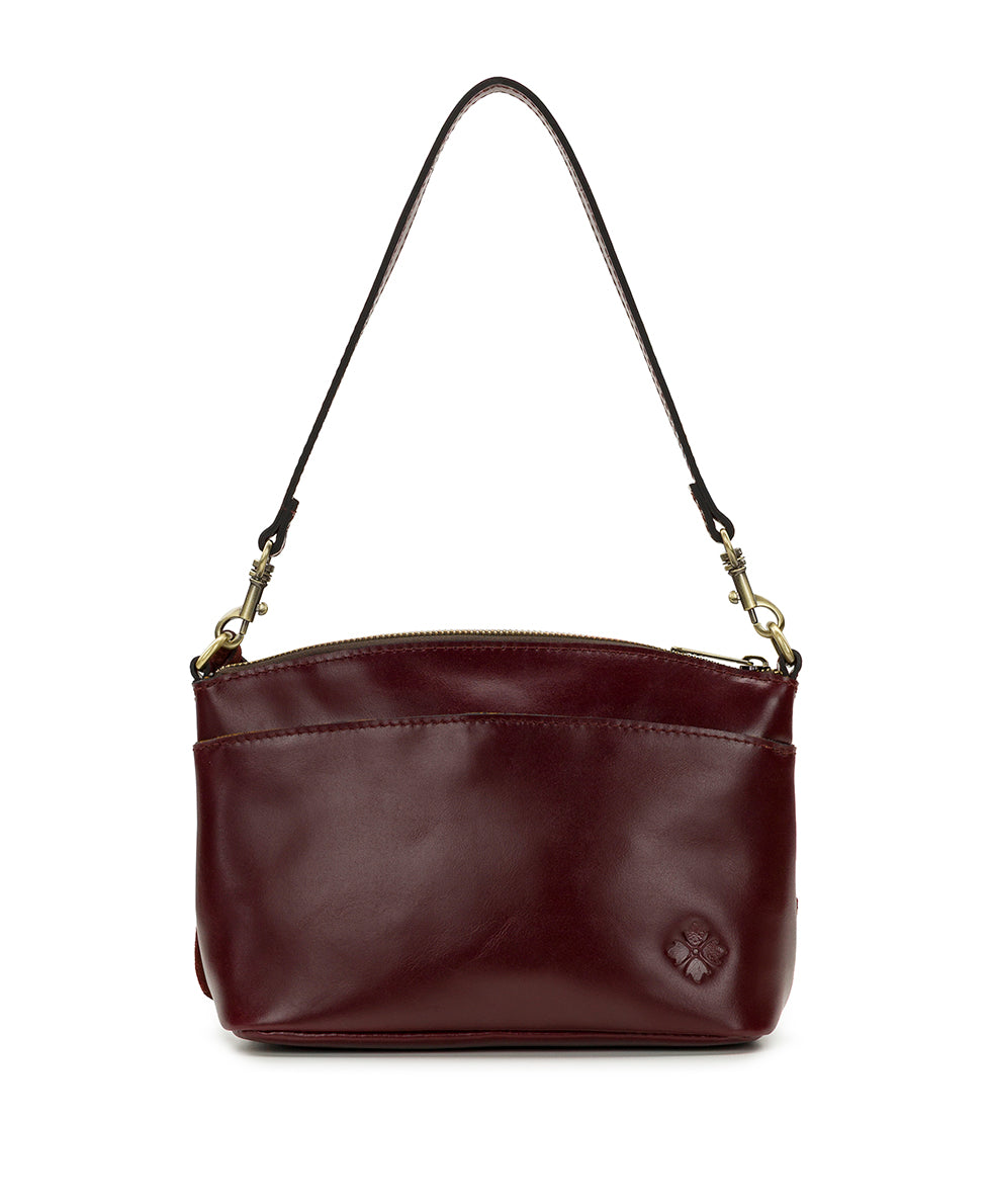 Female - Arlee Crossbody - Suede Leather Weave - oxblood - by Patricia Nash - View 2 of 10