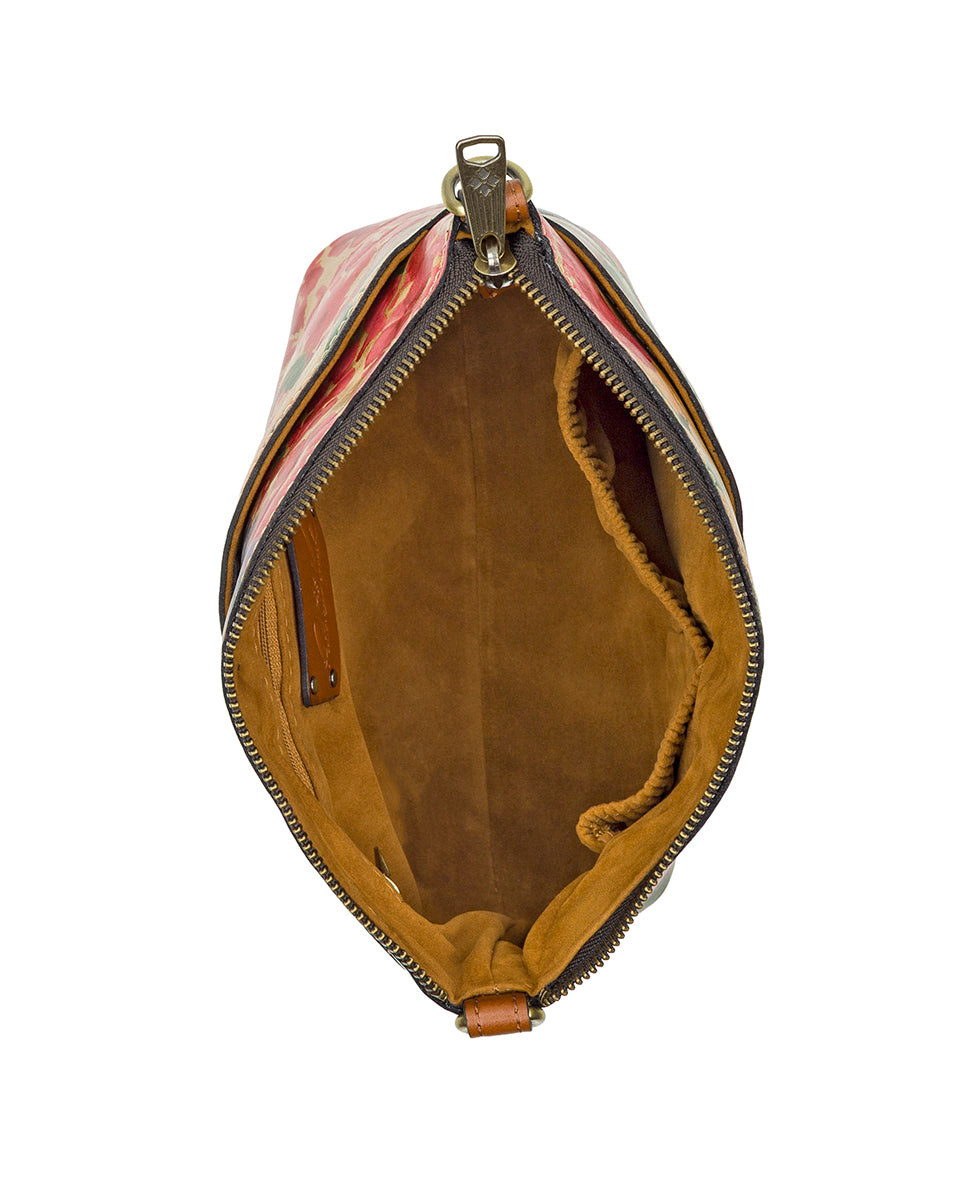 アンジェリーナ Sydney Quarter Strap Espadrille Wedge - Cognac Leather – aetrex