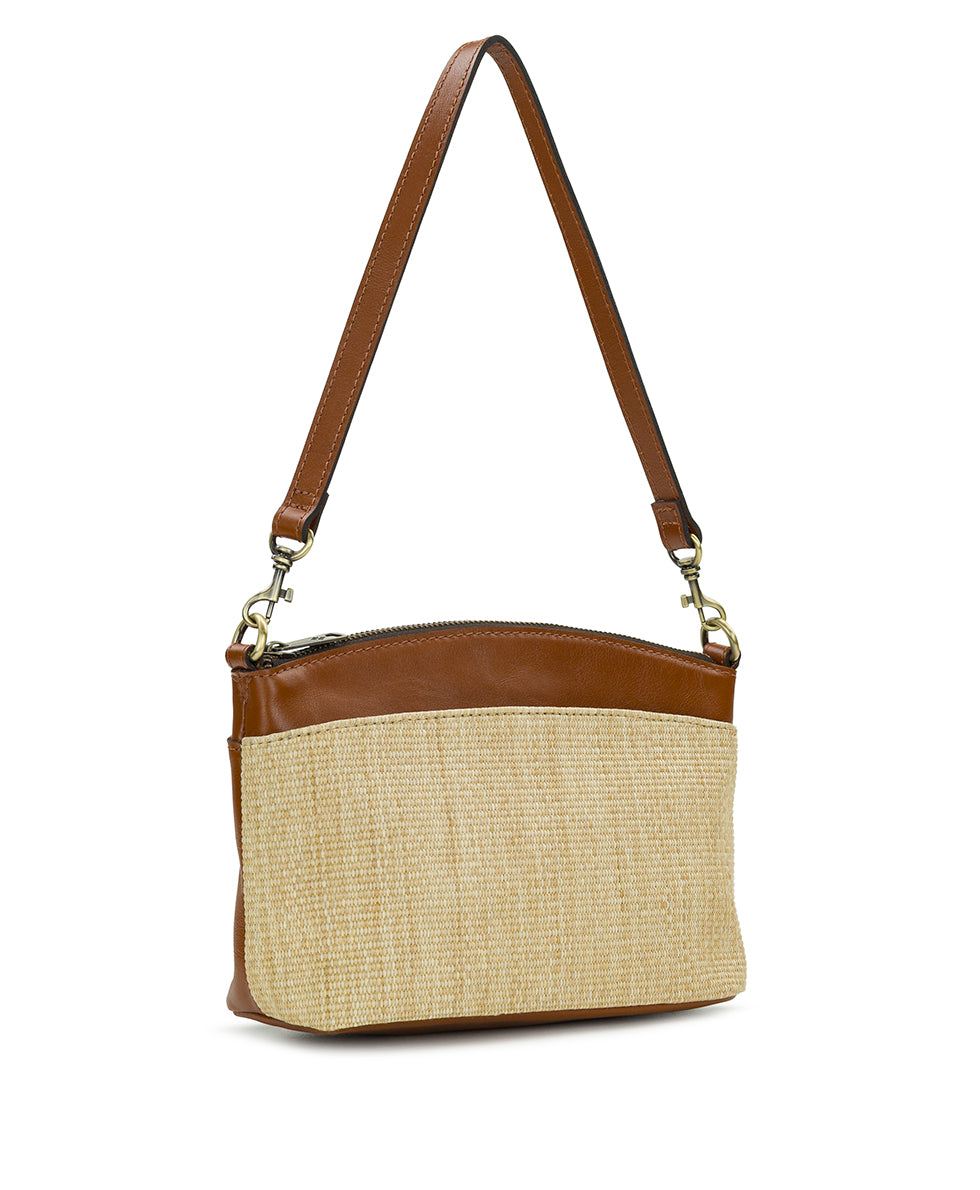 Female - Arlee Crossbody with Scarf - European Natural Fine Weave - natural - by Patricia Nash - View 3 of 5