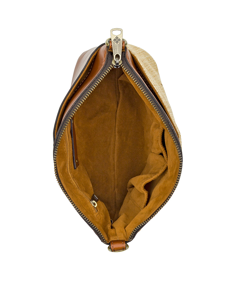 Female - Arlee Crossbody with Scarf - European Natural Fine Weave - natural - by Patricia Nash - View 5 of 5