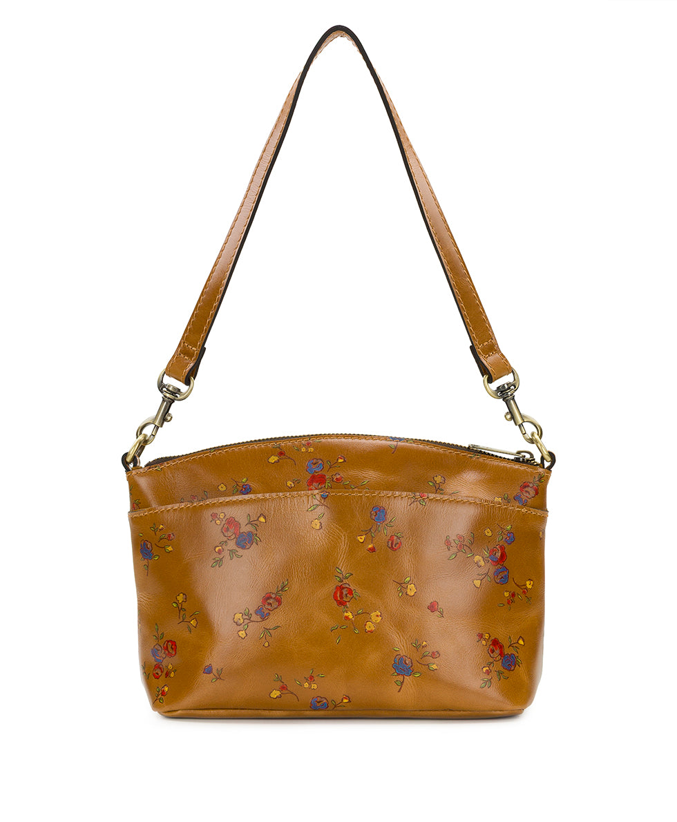 Female - Arlee Crossbody - Fleur de Jardin Embossed - light tan - by Patricia Nash - View 2 of 4