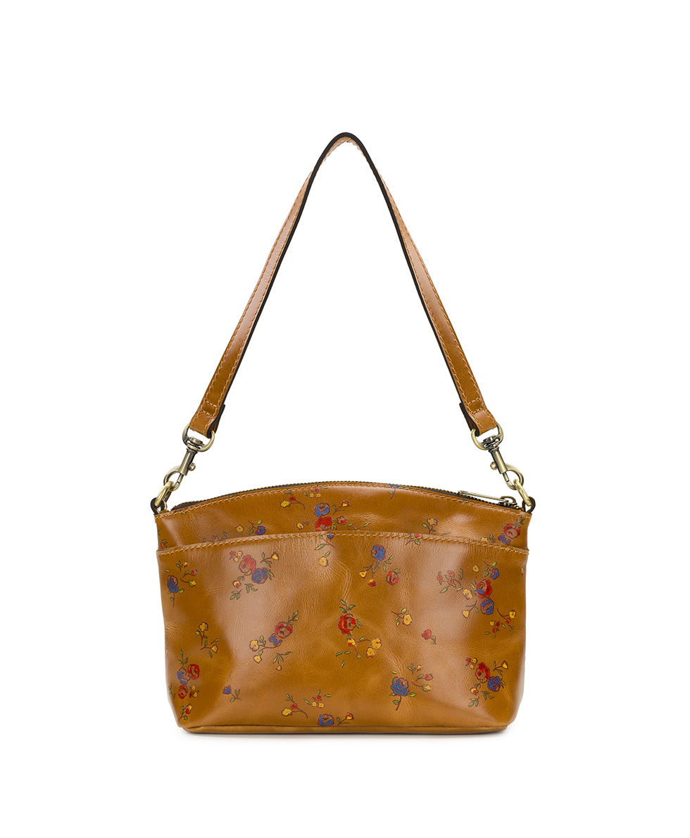 Female - Arlee Crossbody - Fleur de Jardin Embossed - denim - by Patricia Nash - View 2 of 4