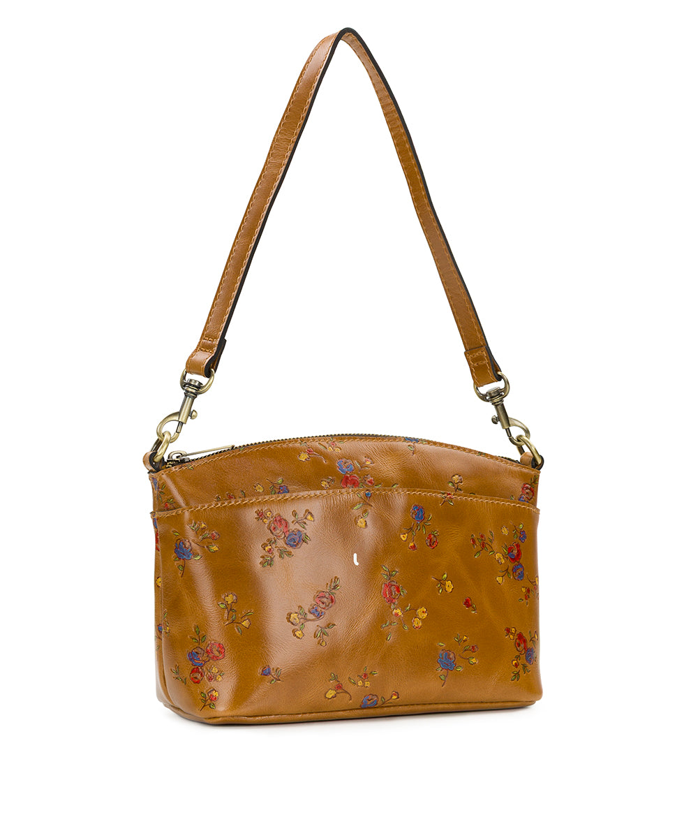 Female - Arlee Crossbody - Fleur de Jardin Embossed - light tan - by Patricia Nash - View 3 of 4
