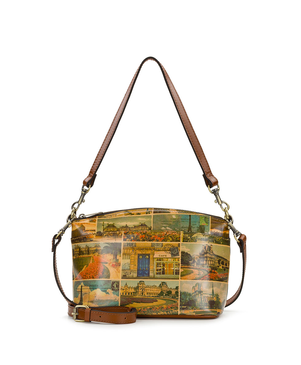 Female - Arlee Crossbody - Postcards From Paris - denim - by Patricia Nash - View 1 of 4
