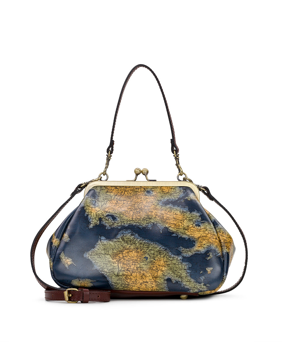Female - Annie Frame Crossbody - Greek Map - greek map - by Patricia Nash - View 1 of 4