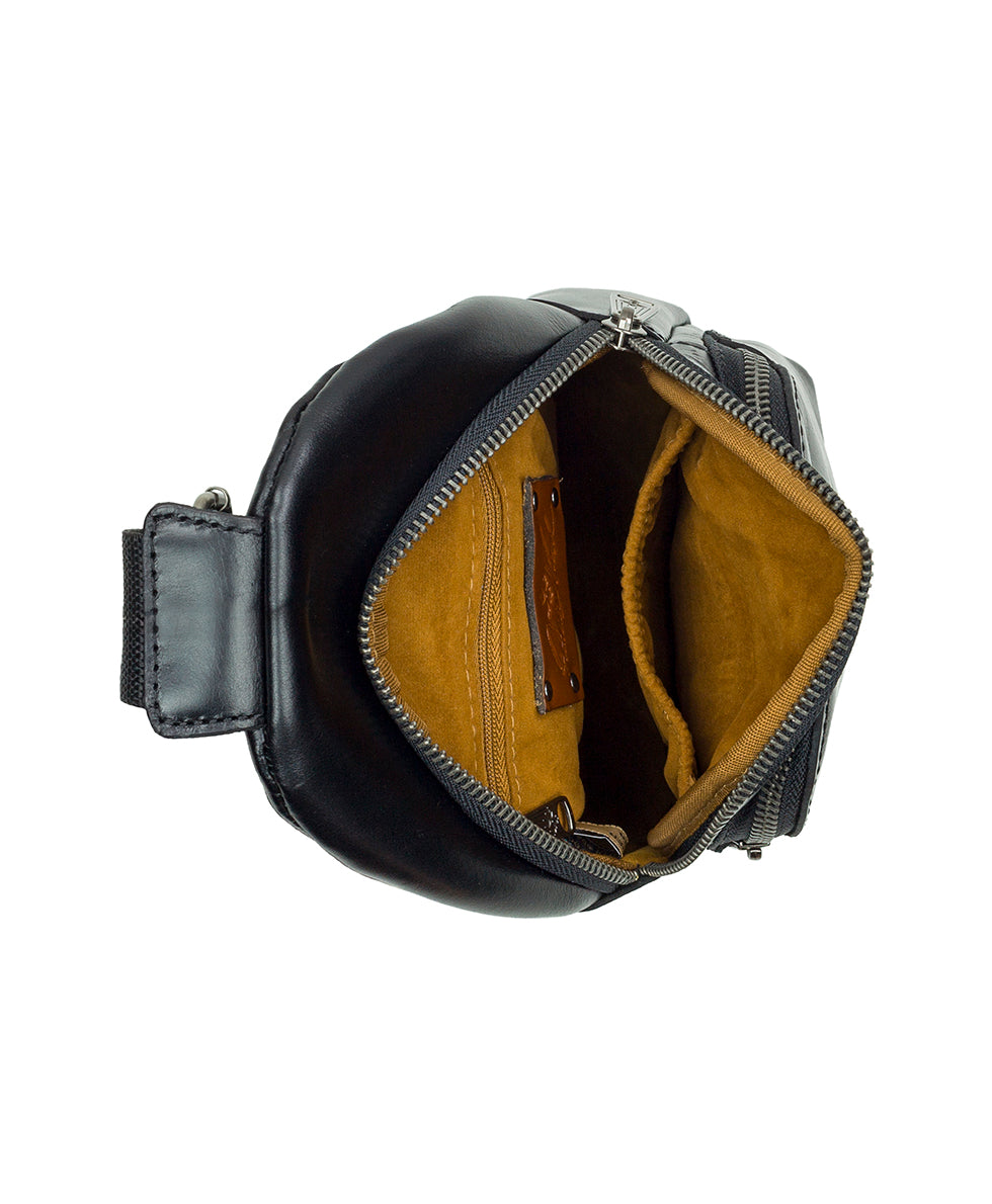 Female - Louetta Sling Crossbody - Vintage Distressed Leather - mushroom - by Patricia Nash - View 4 of 44