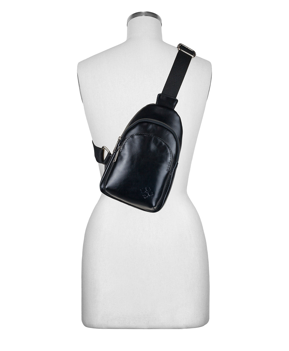 Female - Louetta Sling Crossbody - Vintage Distressed Leather - mushroom - by Patricia Nash - View 6 of 44