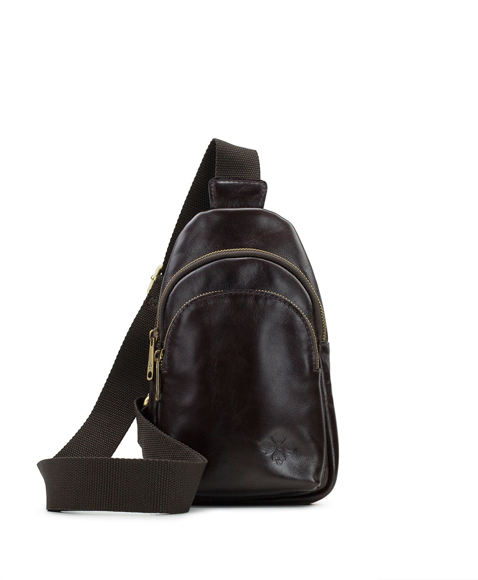 Female - Louetta Sling Crossbody - Vintage Distressed Leather - mushroom - by Patricia Nash - View 21 of 44