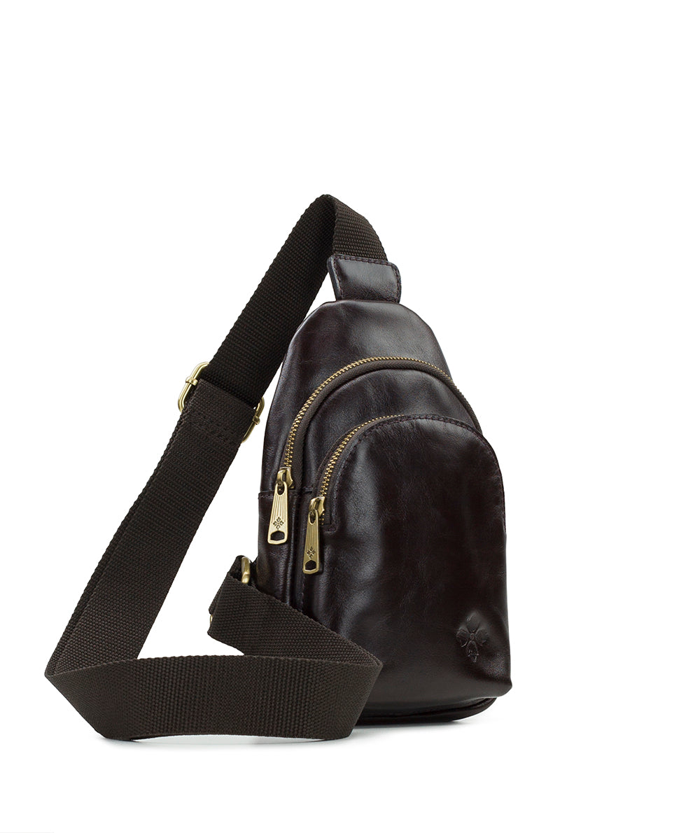 Female - Louetta Sling Crossbody - Vintage Distressed Leather - mushroom - by Patricia Nash - View 23 of 44