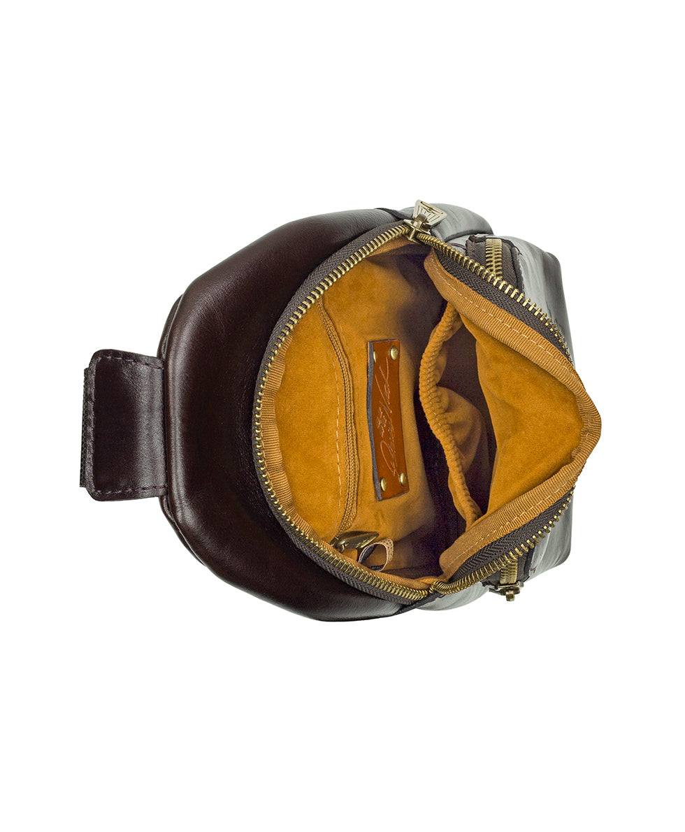 Female - Louetta Sling Crossbody - Vintage Distressed Leather - mushroom - by Patricia Nash - View 24 of 44