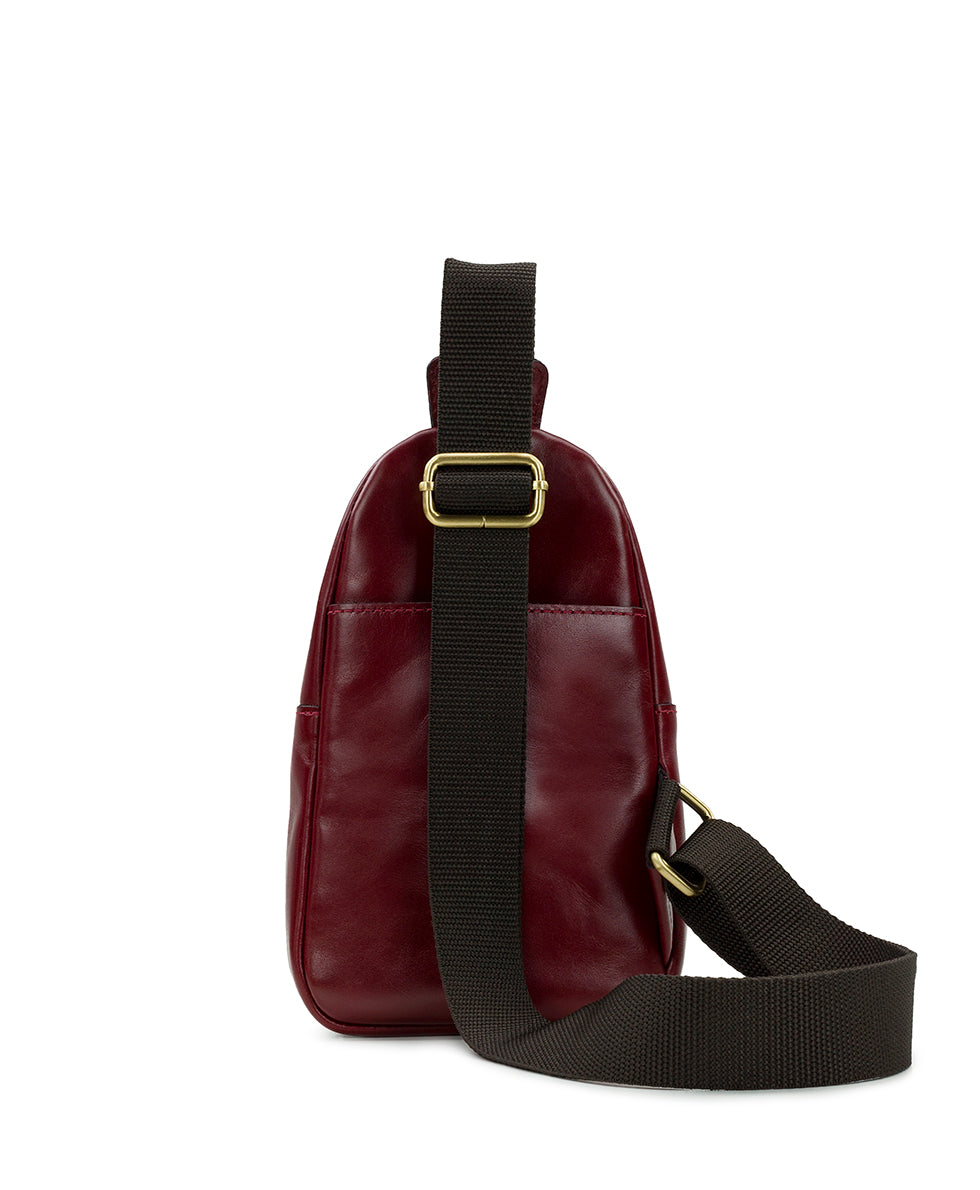 Female - Louetta Sling Crossbody - Vintage Distressed Leather - mushroom - by Patricia Nash - View 16 of 44
